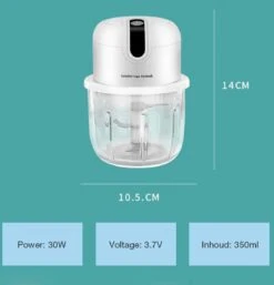 Geniet Van Gemak® | Elektrische Uiensnijder | Voor Al Je Groenten, Kruiden Of Knoflook | Oplaadbaar | Draadloos | Compact -Kookgerei Koning Verkoop 1152x1200 5