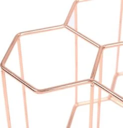 Wijnrek Hexagon 9 Flessen | Flessenrek | Wijn Accessoires | Wijnkast | Wijnrek Metaal | Wijnrekken | Wijnfleshouder | Wijnhouder | Rosé Goud -Kookgerei Koning Verkoop 1159x1200 12