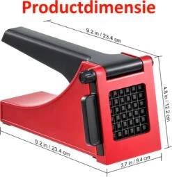 Merkloos Frietsnijder | Groentesnijder | Patatsnijder | Multifunctioneel | Met Handleiding | Sterke Messen -Kookgerei Koning Verkoop 1162x1200 7