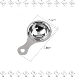 Merkloos EPIN | Eierscheider | Eier Scheider | Eigeel Scheider | Ei Scheider | RVS -Kookgerei Koning Verkoop 1164x1200 15
