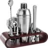 Monroc Cocktailset- Cocktailshaker-Cocktail Set- 12 Delig-Maatbeker-Ijstang-