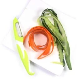 Merkloos Dunschiller En Peeler - Set: 2 Stuks - Mesje - Schilmes - Schiller - Multifunctioneel - Voor Fruit - Groente - Aardappel - Asperges - Appel -Kookgerei Koning Verkoop 1168x1200 5