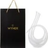 WYNER Barolo - Luxe Wijn Decanteerder Incl. Gratis Cleaning Pearls - In Luxe GiftBox - Wijn Karaf - Wine Decanter - Wijnbeluchter - Karaf Voor Wijn - Wijn Accessoires - Wijn Set