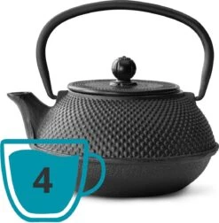 Bredemeijer - Theepot Jang 0,8L Gietijzer Zwart -Kookgerei Koning Verkoop 1174x1200 1