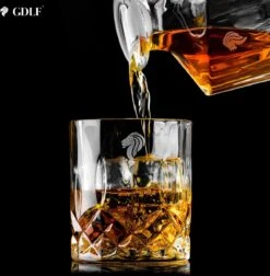 GDLF® Kristal Vintage Whiskey Karaf Set In Een Luxe Geschenkdoos - Hoogwaardig Loodvrij Kristal - Decanteer Karaf - Made In Europe - 800 Ml - Whisky Karaf Met 2 Whiskey Glazen - Peaky Blinders - Kado Man - Cadeau Voor Man -Kookgerei Koning Verkoop 1174x1200 14