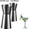 Merkloos Luxe Barmaatjes Set 15/30ml En 25/50 Ml - Bwa Commerce - Jigger - Barmaatje - Maatbeker Cocktail - Drankmaatje - Cocktail Maatbeker - Maatschenker - Cocktailmaatje - Jigger Maatbekertje - Drank Maatbeker - Bar Butler