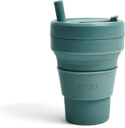 Stojo - Biggie Cup - 470 Ml - Herbruikbaar - Opvouwbaar - Groen 10 Stojo - Biggie Cup - 470 Ml - Herbruikbaar - Opvouwbaar - Groen -Kookgerei Koning Verkoop 1174x1200