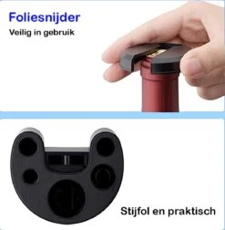 Luxe Elektrische Kurkentrekker Set - Elektrische Kurkentrekker Wijn - Elektrische Wijnopener - Wijnset - Wijn Accessoires - Kurkentrekker - Elektrische Kurkentrekker Set - Elektrische Kurkentrekker Oplaadbaar -Kookgerei Koning Verkoop 1175x1200 17