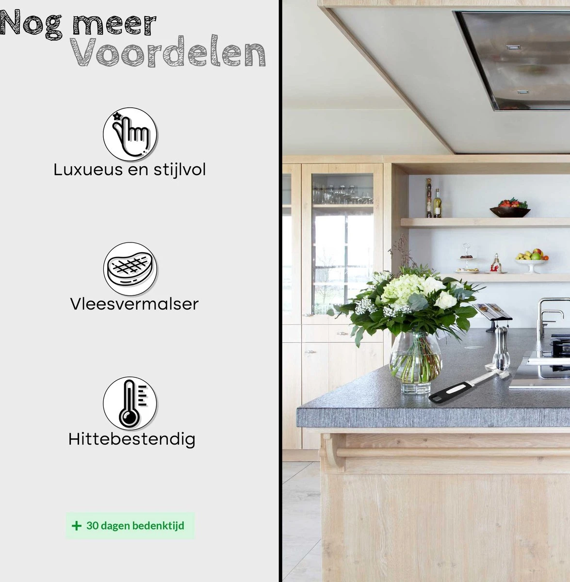 Proudproducts Vleeshamer & Vleesvermalser Voor De Perfecte Barbecue - 26CM Zink Hamer Met Tanden En Plat Oppervlak 6 Proudproducts Vleeshamer & Vleesvermalser Voor De Perfecte Barbecue - 26CM Zink Hamer Met Tanden En Plat Oppervlak - Afbeelding 6