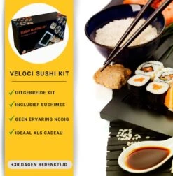 Merkloos Sushi Set 11 Delig - Sushi Maker - Sushi Set - Sushi Kit - Verschillende Vormen - Sushi Maken - -Kookgerei Koning Verkoop 1175x1200 9