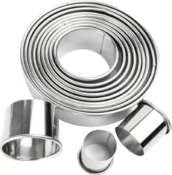 Merkloos Fastsurfe - Kookringen - 11 Stuks Set - Rvs - Ronde Cookie - Biscuit Snijders - Cirkel - Gebak Snijders - Metalen - Bakken Cirkel - Ring Mallen Voor Keuken 8 Merkloos Fastsurfe - Kookringen - 11 Stuks Set - Rvs - Ronde Cookie - Biscuit Snijders - Cirkel - Gebak Snijders - Metalen - Bakken Cirkel - Ring Mallen Voor Keuken -Kookgerei Koning Verkoop 1176x1200 11