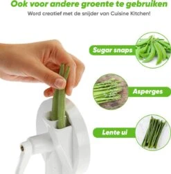 Merkloos Snijbonenmolen - Bonensnijder - Snel En Gemakkelijk Bonen Snijden - Roterende Bonensnijder -Kookgerei Koning Verkoop 1180x1200 3