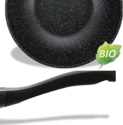 Luxe Swiss Wokpan - Ø 28 Cm - Marmeren Coating - Inductie - Met Glazen Deksel - Zwart 5 Luxe Swiss Wokpan - Ø 28 Cm - Marmeren Coating - Inductie - Met Glazen Deksel - Zwart -Kookgerei Koning Verkoop 1180x1200 7