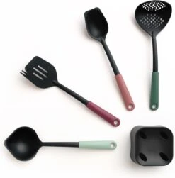 Brabantia Tasty+ Kookgerei Set - 4-delig Plus Houder - Mixed Colours -Kookgerei Koning Verkoop 1181x1200 10