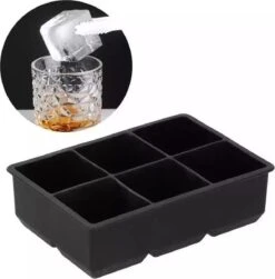 Buxibo - Luxe IJsblokvormen - Set Van 4 - Ice Cube Tray - 6 IJsblokken – IJsblokjes Vorm Met Deksel - Siliconen - Zwart -Kookgerei Koning Verkoop 1181x1200 5