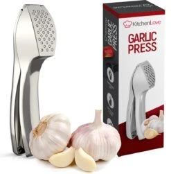 KitchenLove Knoflookpers - Knoflookpers/Gemberpers - Vaatwasser Bestendig