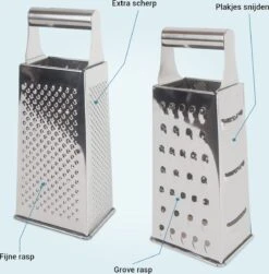 Vannons - Blokrasp - RVS - Zilver 20 Vannons - Blokrasp - RVS - Zilver -Kookgerei Koning Verkoop 1183x1200 9