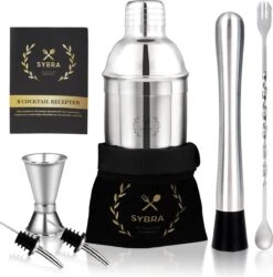 Sybra Cocktailset - 7 Delig - Cocktail Shaker - Cocktail Boek - RVS -Kookgerei Koning Verkoop 1184x1200 12
