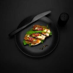 Orange85 Bordenset - Dinerbord - Borden - Plat - Set Van 6 - Mat Zwart - Diameter 27cm - Aardewerk - Servies -Kookgerei Koning Verkoop 1184x1200 2