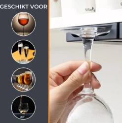 Keufens Wijnglazenhouder Matzwart | Voor 9 Wijnglazen | Wijnrek Hangend | Glazenrek | Wijnglazenrek | Glasophangrek | Wijnglasrek | Ophangrek Glazen | Bar Accessoires 11 Keufens Wijnglazenhouder Matzwart | Voor 9 Wijnglazen | Wijnrek Hangend | Glazenrek | Wijnglazenrek | Glasophangrek | Wijnglasrek | Ophangrek Glazen | Bar Accessoires -Kookgerei Koning Verkoop 1187x1200 12