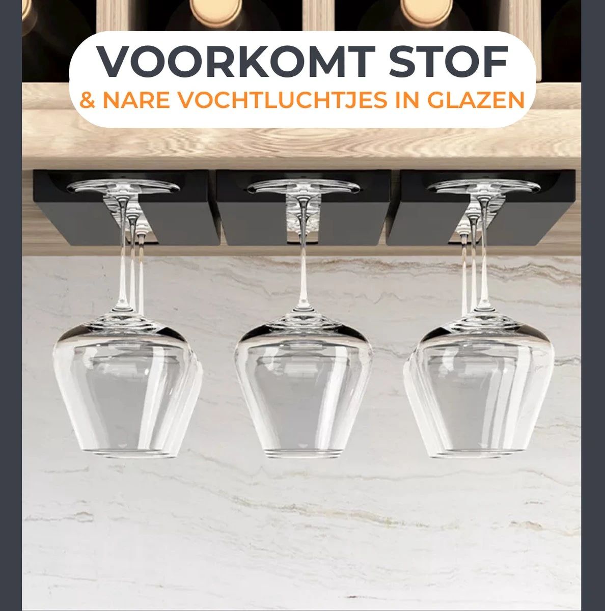 Keufens Wijnglazenhouder Matzwart | Voor 9 Wijnglazen | Wijnrek Hangend | Glazenrek | Wijnglazenrek | Glasophangrek | Wijnglasrek | Ophangrek Glazen | Bar Accessoires 7 Keufens Wijnglazenhouder Matzwart | Voor 9 Wijnglazen | Wijnrek Hangend | Glazenrek | Wijnglazenrek | Glasophangrek | Wijnglasrek | Ophangrek Glazen | Bar Accessoires - Afbeelding 7