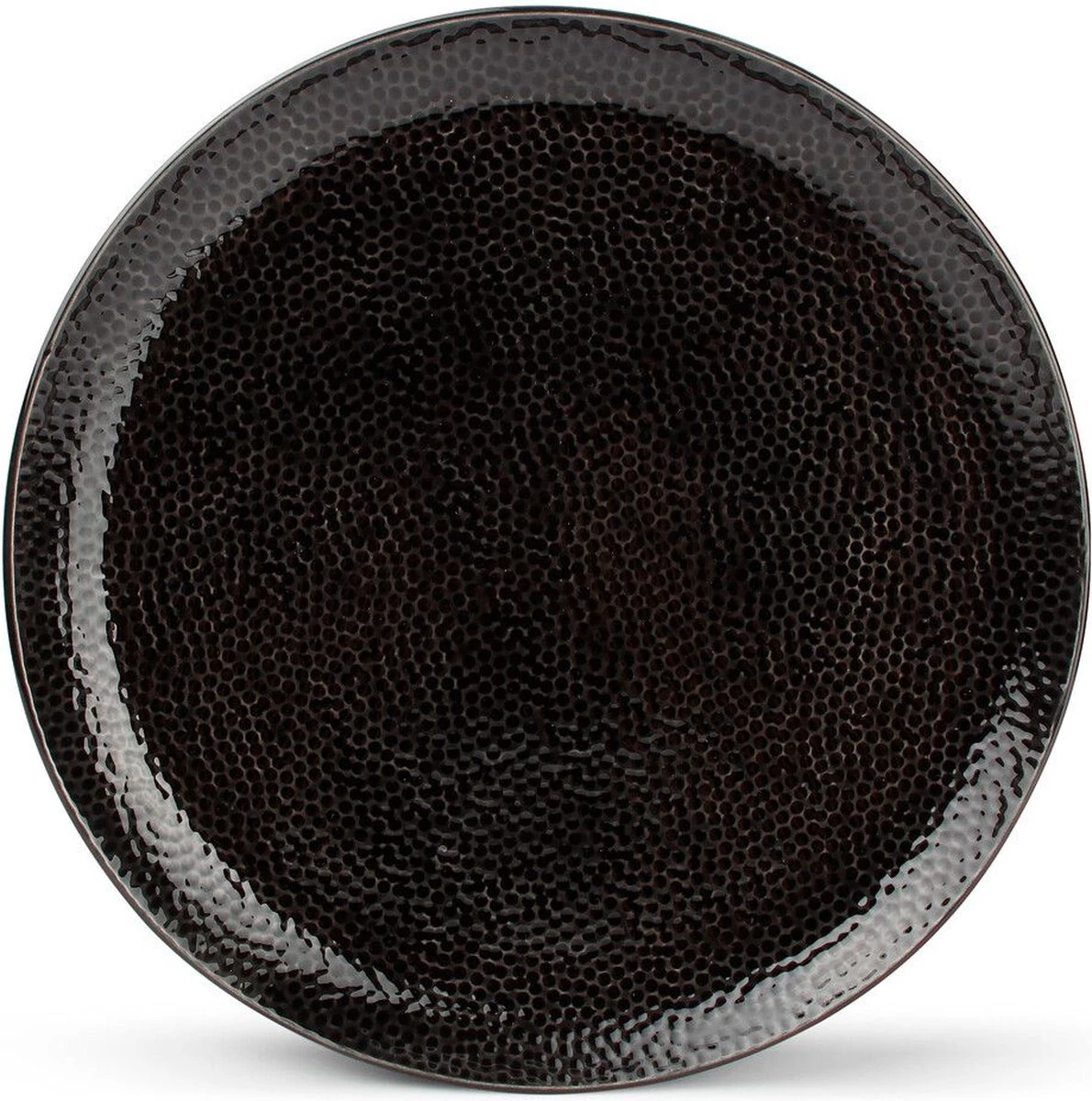 GLAMOMAX'S Choice - Serviesset Black Mielo - Inclusief Koperkleurig Bestekset - 4 Persoons - Aardewerk - Zwarte Borden - Dinerborden - Bordenset 2 GLAMOMAX'S Choice - Serviesset Black Mielo - Inclusief Koperkleurig Bestekset - 4 Persoons - Aardewerk - Zwarte Borden - Dinerborden - Bordenset - Afbeelding 2