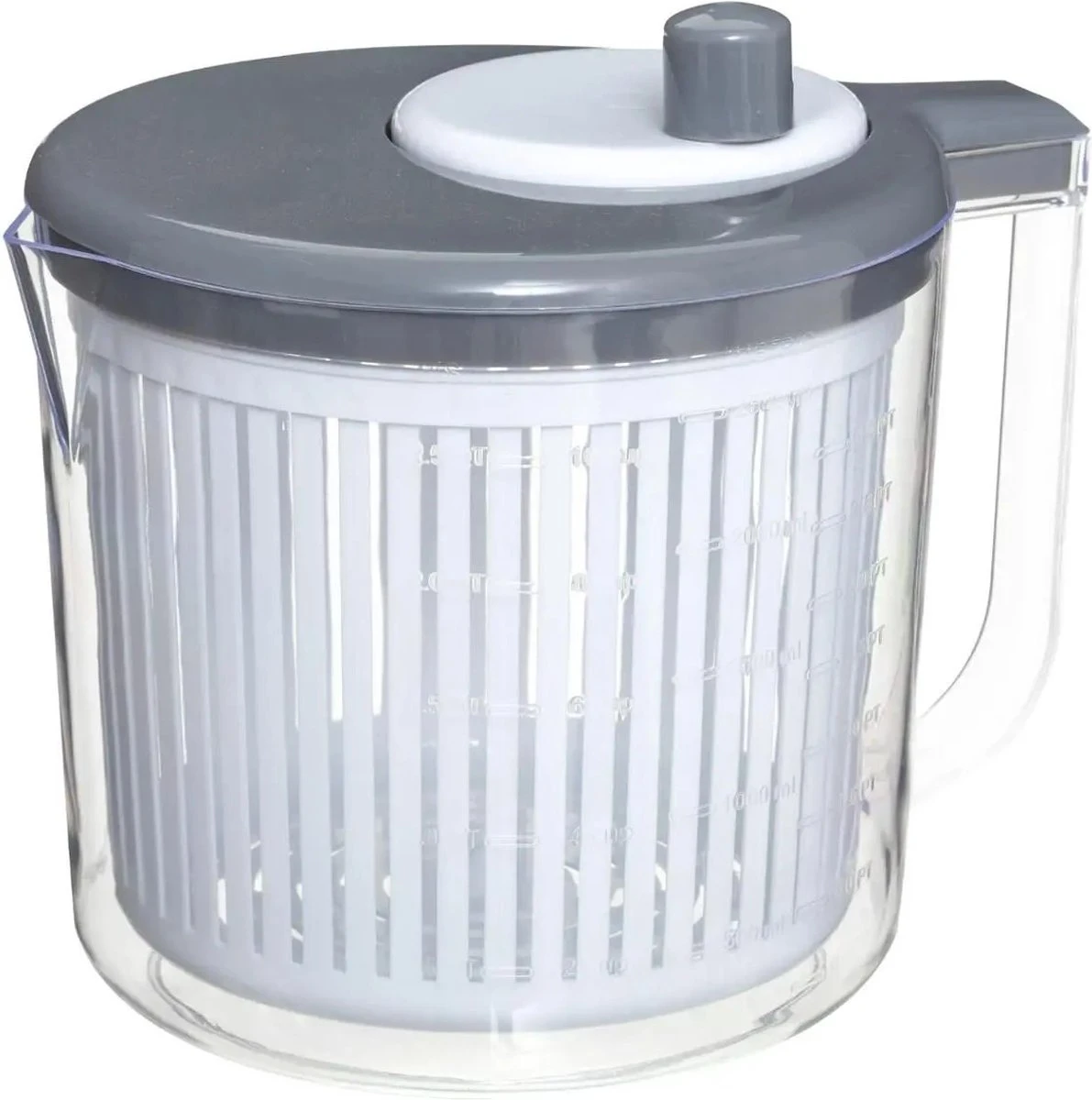 Slacentrifuge / Slazwierder / Sladroger Kunststof 2,5 Liter - Salade Spinner 1 Slacentrifuge / Slazwierder / Sladroger Kunststof 2,5 Liter - Salade Spinner