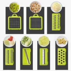 Luxe Groentesnijder Set - Multifunctionele Groentesnijder - Mandoline - Uiensnijder - Groentensnijder - Keukensnijder - Keukenmandoline 15 Delig -Kookgerei Koning Verkoop 1193x1200 13