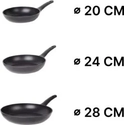 Masterchef Koekenpannen | 3-Delige Koekenpannenset | Inclusief 3 Inclusief Signature Collection Masterchef Messen | Ø 20, 24 En 28 Cm | Geschikt Voor Verschillende Warmtebronnen | Inductie, Elektrisch, Gas En Keramisch Pannenset | Vrij Van PFOA 5 Masterchef Koekenpannen | 3-Delige Koekenpannenset | Inclusief 3 Inclusief Signature Collection Masterchef Messen | Ø 20, 24 En 28 Cm | Geschikt Voor Verschillende Warmtebronnen | Inductie, Elektrisch, Gas En Keramisch Pannenset | Vrij Van PFOA -Kookgerei Koning Verkoop 1193x1200 24