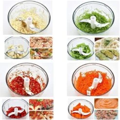 Doogo® Groentesnijder Met Trekkoord – Hakmolen – 900 ML – Groentehakker – Kruidenmolen – Uiensnijder – Blauw -Kookgerei Koning Verkoop 1194x1200 12