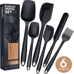 VAIVE 6-delige Spatel Silicone Set - Pannenlikker - Pottenlikker - Keukengerei -Kookgerei Koning Verkoop 1195x1200 14