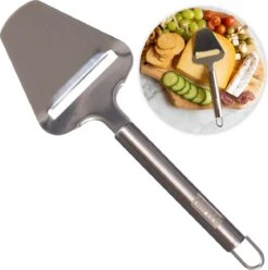 Triple J® Kaasschaaf Voor Jonge En Oude Kaas – Kaasrasp – Kaasmes – Keukengerei - RVS