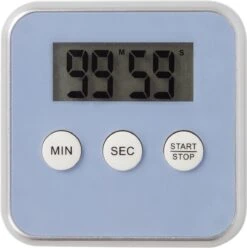 Merkloos Digitale Kookwekker - Magnetisch - Grijs - Inclusief Standaard En Batterij