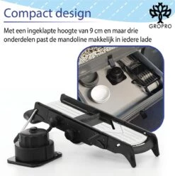 Mandoline V-blade All In One - Centreer Mes - Roestvrij Staal - Julienne, Plakjes Of Blokjes - Keukensnijder - Snijmachine - Groentesnijder 18 Mandoline V-blade All In One - Centreer Mes - Roestvrij Staal - Julienne, Plakjes Of Blokjes - Keukensnijder - Snijmachine - Groentesnijder -Kookgerei Koning Verkoop 1196x1200 24