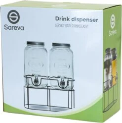 Sareva Drankdispenser - Met Houder - 2 X 3 Liter 15 Sareva Drankdispenser - Met Houder - 2 X 3 Liter -Kookgerei Koning Verkoop 1196x1200 53