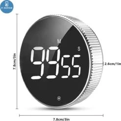 Digitale Kookwekker - Smart Timer - LED Display - Magnetisch Met Handige Draaiknop -Kookgerei Koning Verkoop 1197x1200 27