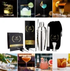Sybra Cocktailset - 7 Delig - Cocktail Shaker - Cocktail Boek - RVS -Kookgerei Koning Verkoop 1197x1200 66