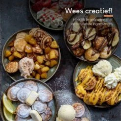 Ocina Poffertjespan– 19 Poffertjes – Poffertjesmaker – Poffertjespan Inductie – Poffertjespan Electrisch – Gietijzeren Pan – Inclusief Warmtebestendige Handvaten– Gratis Receptenboek 17 Ocina Poffertjespan– 19 Poffertjes – Poffertjesmaker – Poffertjespan Inductie – Poffertjespan Electrisch – Gietijzeren Pan – Inclusief Warmtebestendige Handvaten– Gratis Receptenboek -Kookgerei Koning Verkoop 1198x1200 66