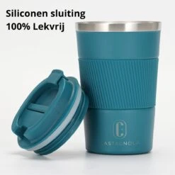 Castagnola Design RVS Koffiebeker To Go - Blauw - 380ml - Thermosbeker - Theebeker -Kookgerei Koning Verkoop 1198x1200 8