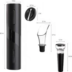 Merkloos Elektrische Kurkentrekker - Wijnopener - Luxe Set - Wijn Opener Accessoires - Kurkentrekker - Flessenopener - Wijnstopper - Foliesnijder - Complete Set 16 Merkloos Elektrische Kurkentrekker - Wijnopener - Luxe Set - Wijn Opener Accessoires - Kurkentrekker - Flessenopener - Wijnstopper - Foliesnijder - Complete Set -Kookgerei Koning Verkoop 1198x1200 81