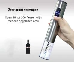 Elektrische Kurkentrekker Oplaadbaar - Elektrische Wijnopener - Automatische Kurkentrekker - Wijn Accessoires 7 Elektrische Kurkentrekker Oplaadbaar - Elektrische Wijnopener - Automatische Kurkentrekker - Wijn Accessoires -Kookgerei Koning Verkoop 1200x1000 24