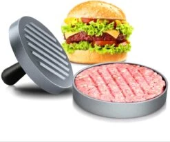 YUGN Hamburgerpers - Anti Aanbaklaag - RVS - BBQ Accessoires - Inclusief 50 Waxpapiertjes - Cadeau Tip 18 YUGN Hamburgerpers - Anti Aanbaklaag - RVS - BBQ Accessoires - Inclusief 50 Waxpapiertjes - Cadeau Tip -Kookgerei Koning Verkoop 1200x1003 9