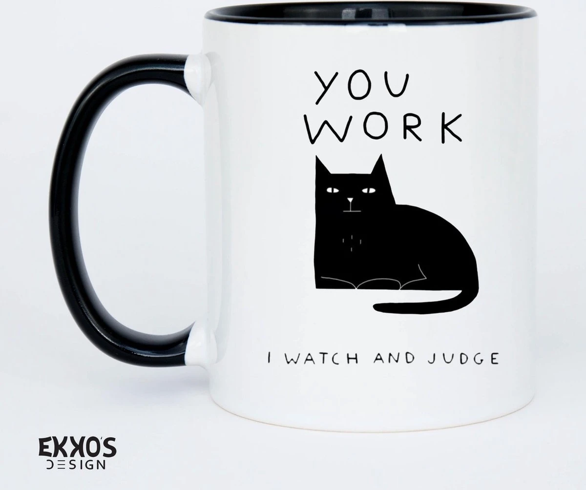 I Work Hard Kat Mok - Katten - Juf Cadeau - Meester Cadeau - Verjaardagscadeau - Cadeau - Verjaardag Cadeau Man - Cadeau Voor Man - Cadeau Voor Vrouw - Mokken - Theeglazen - Koffiekopjes 5 I Work Hard Kat Mok - Katten - Juf Cadeau - Meester Cadeau - Verjaardagscadeau - Cadeau - Verjaardag Cadeau Man - Cadeau Voor Man - Cadeau Voor Vrouw - Mokken - Theeglazen - Koffiekopjes - Afbeelding 5