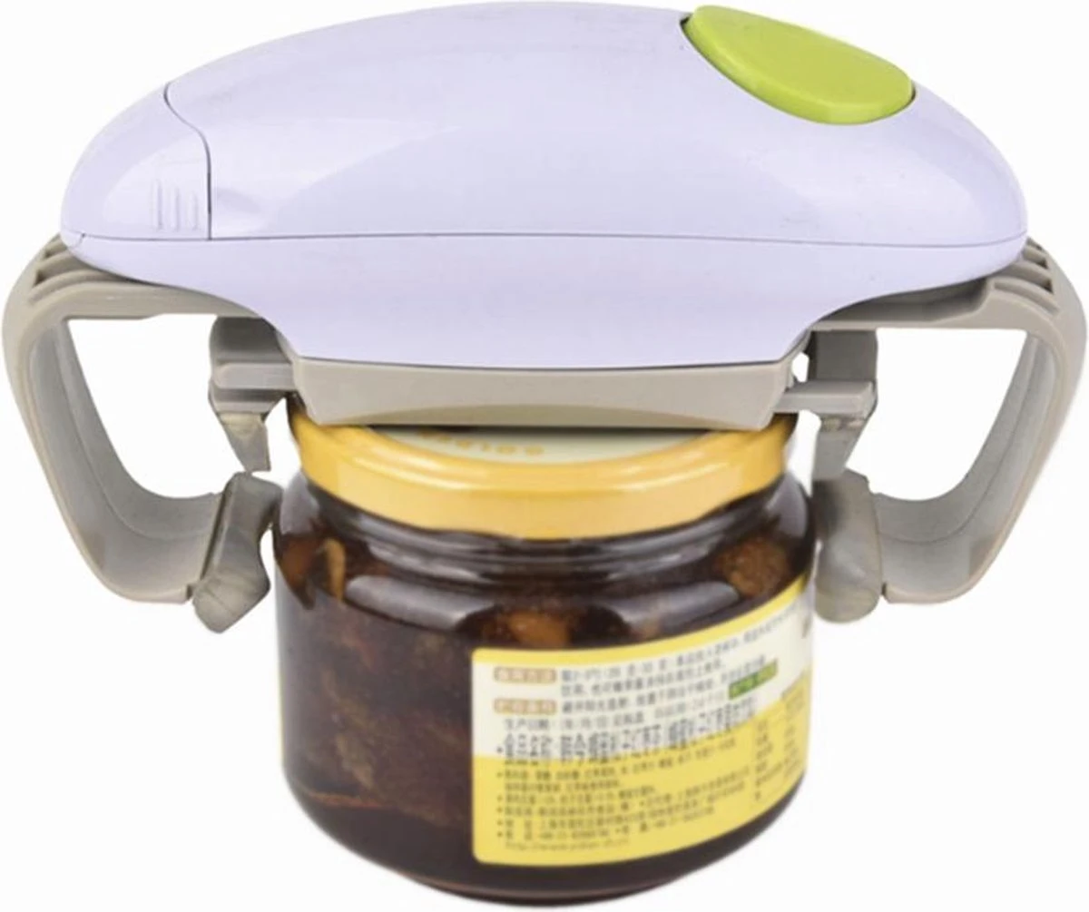 Pop It Elektrische Blikopener – Anti Slip Potopener - Automatisch – Potten Opener - Electrisch En Antislip 4 Pop It Elektrische Blikopener – Anti Slip Potopener - Automatisch – Potten Opener - Electrisch En Antislip - Afbeelding 4