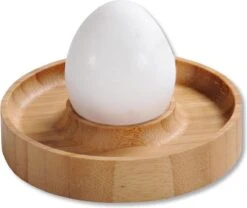 Merkloos FSC® Bamboe Houten - Eierdopjes Set Van 4 Stuks - Met Praktische Rand Voor Neerleggen Van De Eierschaal - Eierdoppen Set 4-Delig -Kookgerei Koning Verkoop 1200x1009 4