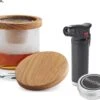 Merkloos Luxe Whiskey En Cocktail Smoker Set 4-delig – Rookpistool Whisky Stones Rookmot Smoking Gun – Glazen Karaf Roker Valentijn Cadeau Voor Man