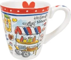 Mok XL - Grote Mok - 350 Ml - XL Mok - Grote Beker - Hollandse Cadeautjes - Holland Souvenir - Typisch Nederlands