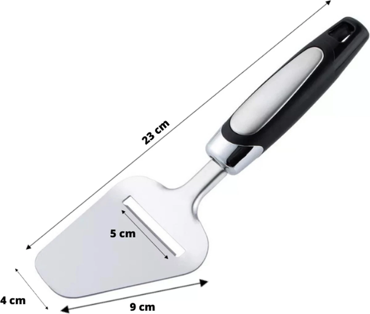 Merkloos, Kaasschaaf- Kaasschaaf Voor Harde Kaas-Kaasschaaf Voor Oude Kaas - Kaasschaaf Voor Jonge Kaas - Multifunctionele Kaasschaaf - Vaatwasser Bestendig - Kaasschaaf Zwart - RVS- 230 X 82 Mm- Keukengerei- Keuken Accessoires 6 Merkloos, Kaasschaaf- Kaasschaaf Voor Harde Kaas-Kaasschaaf Voor Oude Kaas - Kaasschaaf Voor Jonge Kaas - Multifunctionele Kaasschaaf - Vaatwasser Bestendig - Kaasschaaf Zwart - RVS- 230 X 82 Mm- Keukengerei- Keuken Accessoires - Afbeelding 6