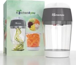 Kitchen4you Groentesnijder - Uiensnijder - Spiraalsnijder - 3 Standen -Kookgerei Koning Verkoop 1200x1022 5