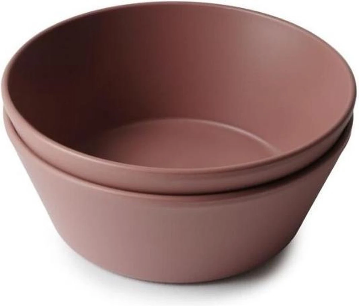 Siliconen Kommen - Mushie - Woodchuck - Set 2 1 Siliconen Kommen - Mushie - Woodchuck - Set 2